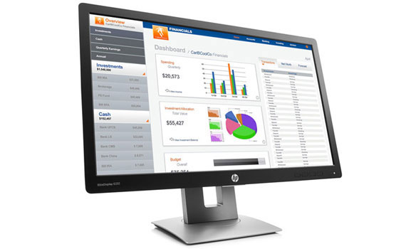 Thiết kế màn hình máy tính HP EliteDispley E242 M1P02AA sang trọng