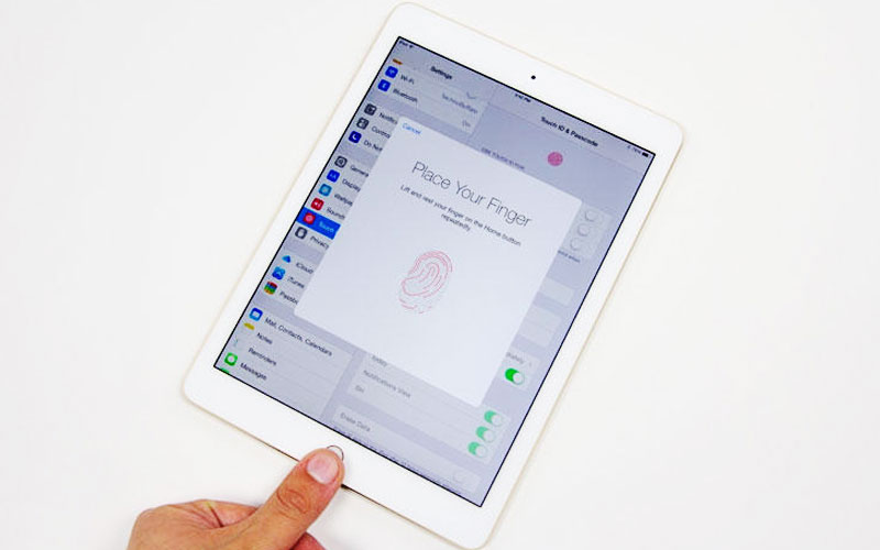 Bảo mật v&acirc;n tay Touch ID tr&ecirc;n iPad Air 2 16GB Wifi Cellular 