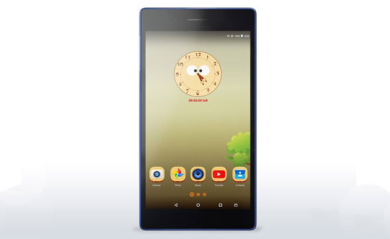 Màn hình máy tính bảng Lenovo Tab 3 710I MT8321 hiển thị sắc nét, rực rỡ.