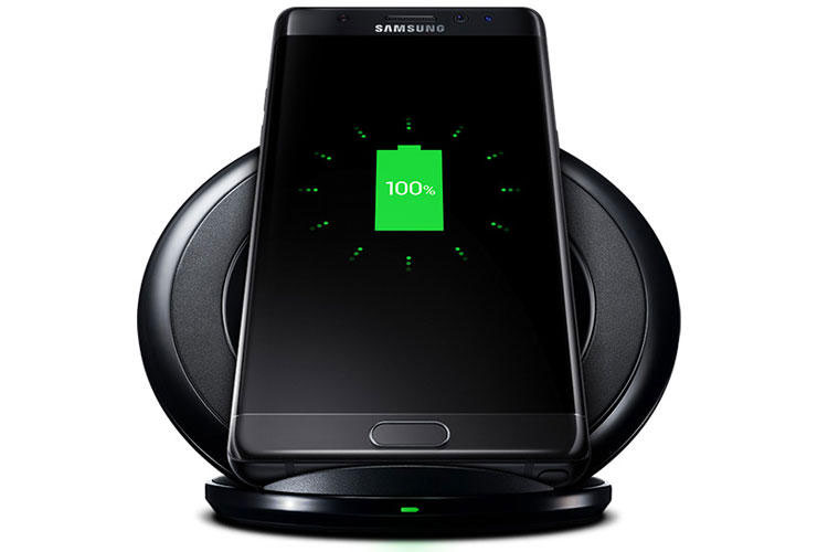 Điện thoại Samsung Galaxy Note 7 hỗ trợ thiết bị sạc không dây