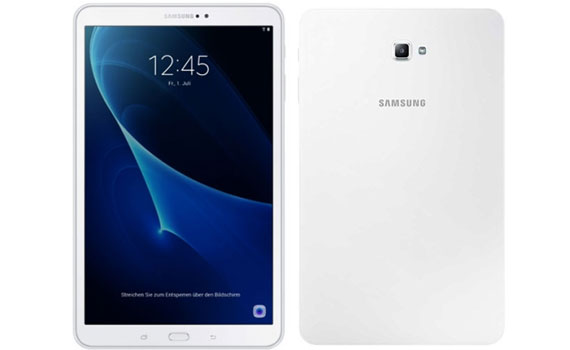 Máy tính bảng Samsung Galaxy Tab A T585 màu trắng giá ưu đãi tại Nguyễn Kim.