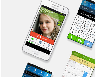 Điện thoại Samsung Galaxy Core 2 SM-G355H black hệ điều h&agrave;nh Android 4.4 kitkat