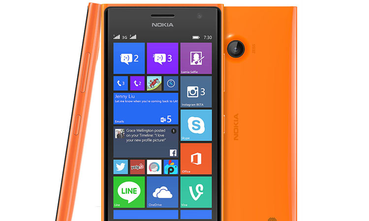 Nokia Lumia 730 m&agrave;u đen gi&aacute; tốt c&oacute; b&aacute;n tại Nguyễn Kim