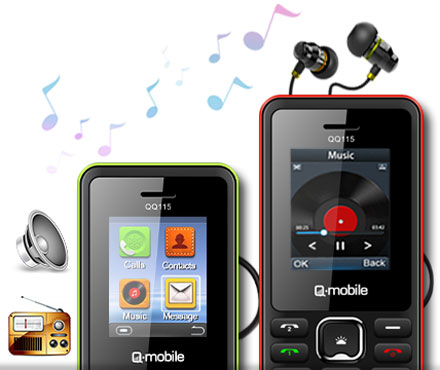 Điện thoại di động Q-mobile QQ115 giải tr&iacute; đa phương tiện gi&aacute; rẻ đ&atilde; c&oacute; b&aacute;n tại Nguyễn Kim.