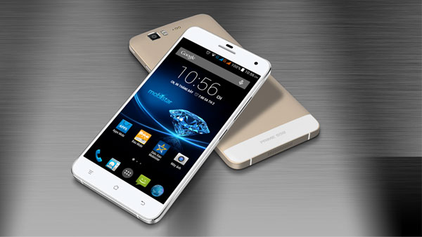 Điện thoại Mobiistar Prime 558 được thiết kế nh&ocirc;m nguy&ecirc;n khối tinh tế v&agrave; sang trọng.