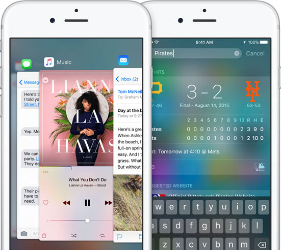 HĐH iOS 9 giúp ĐTDĐ iPhone 6s 64GB vàng tiết kiệm pin đáng kể