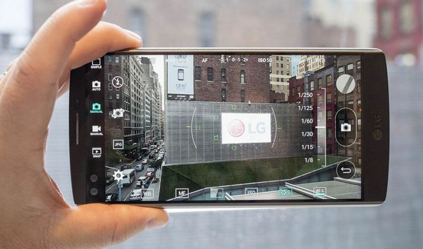 Điện thoại LG V10 Black với camera sau 16MP, camera trước 5MP