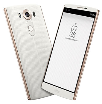 Gi&aacute; điện thoại LG V10 m&agrave;u trắng ch&iacute;nh h&atilde;ng