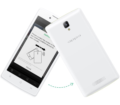 Điện thoại Oppo Neo 3 màu trắng với công nghệ Hot Knot