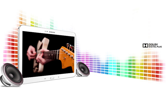 Tablet Samsung Tab 4 giá rẻ. Máy tính bảng Samsung Galaxy Tab 4 âm thanh sống động