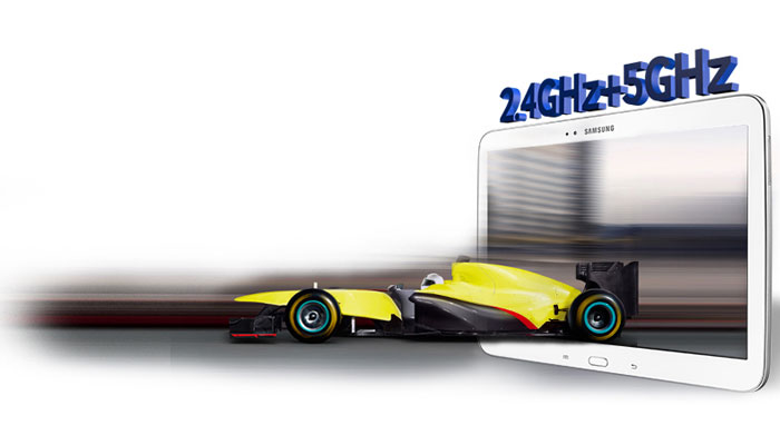 Máy tính bảng Samsung Galaxy Tab 4 vi xử lý lõi tứ Qualcomm Snapdragon