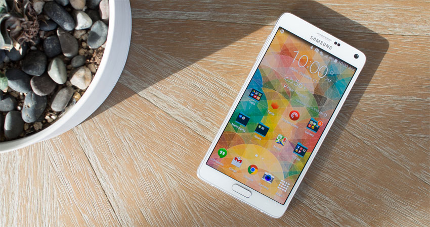 Điện thoại Samsung Galaxy Note 4 White m&agrave;n h&igrave;nh QHD 5.7 inch