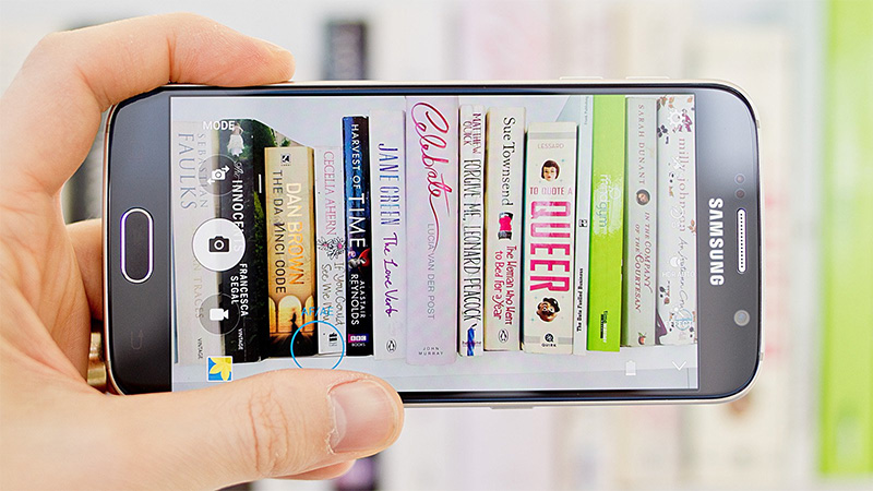 Điện thoại Samsung Galaxy S6 Black c&oacute; camera 16MP camera trước 5MP