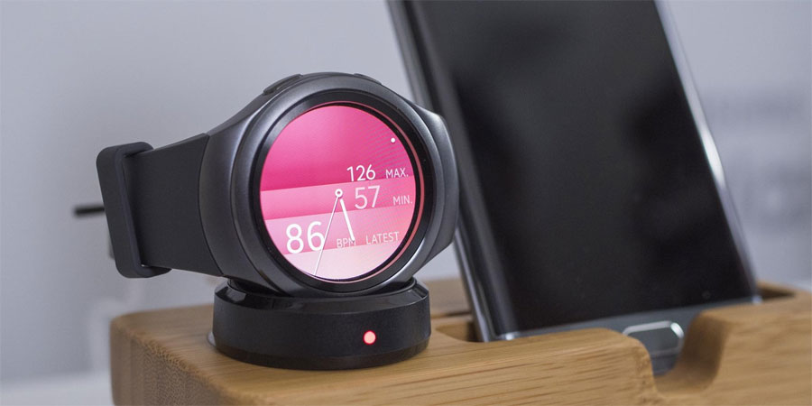 Sạc không dây nhanh chóng với Samsung Gear S2 Sport