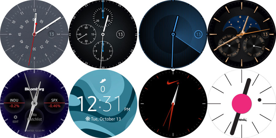 Mặt đồng hồ Samsung Gear S2 Sport dễ thay đổi