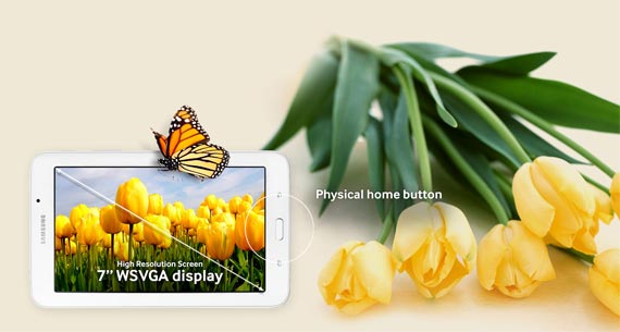Màn hình 7 inch của máy tính bảng Samsung Galaxy Tab 3 V SM-T116