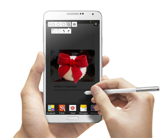 Samsung Galaxy Note 3 black có camera 13 megapixel