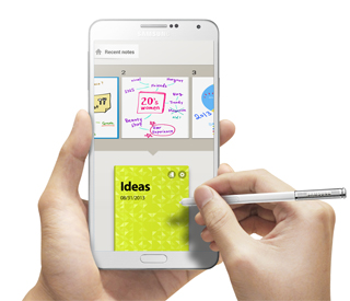 Samsung Galaxy Note 3 màu đen với nắp lưng giả da