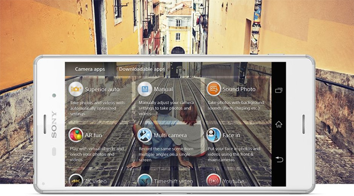 Điện thoại Sony Xperia Z3 white chụp ảnh tuyệt đẹp