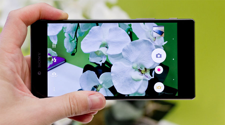 Điện thoại Sony Xperia Z5 Premium m&agrave;u bạc camera 23MP