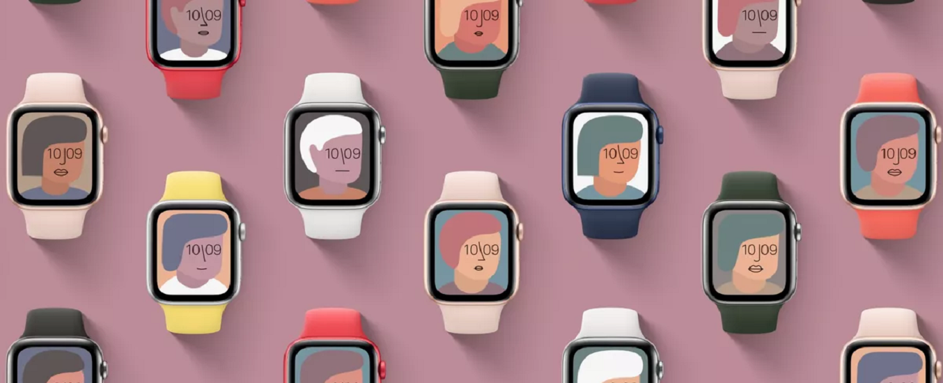 Apple Watch S6 LTE 44mm Vỏ nhôm Dây cao su Hồng - Thiết kế cổ điển, viền nhôm sang trọng