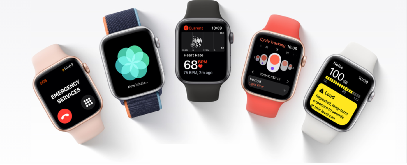 Apple Watch SE GPS 40mm Vỏ nhôm Dây cao su Đen - Bộ vi xử lý Apple S5, hiệu năng ấn tượng hàng đầu