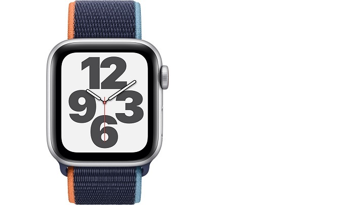Apple Watch SE LTE 40mm Vỏ nhôm Dây vải Xanh navy - Màn hình Retina sắc nét