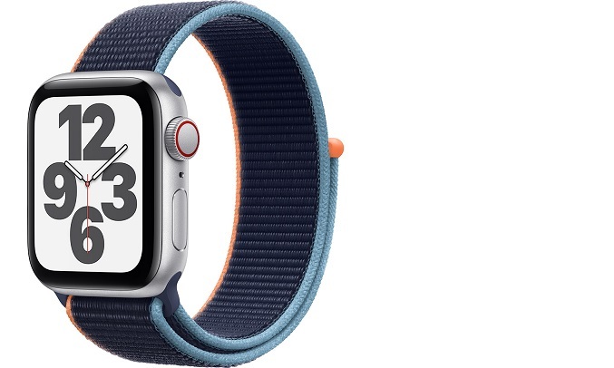 Apple Watch SE LTE 40mm Vỏ nhôm Dây vải Xanh navy - Hệ điều hành watchOS 7