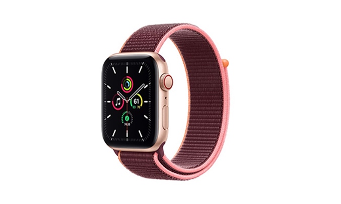 Apple Watch SE LTE 40mm Vỏ nhôm Dây vải Xanh navy - Hệ điều hành watchOS 7