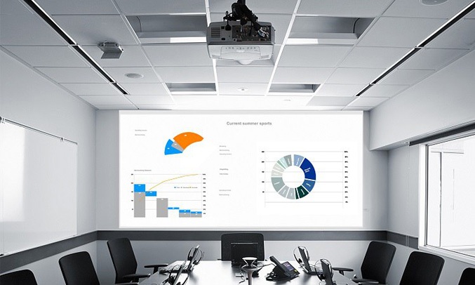 Máy chiếu ảnh hiệu EPSON EB-2042 từ xa