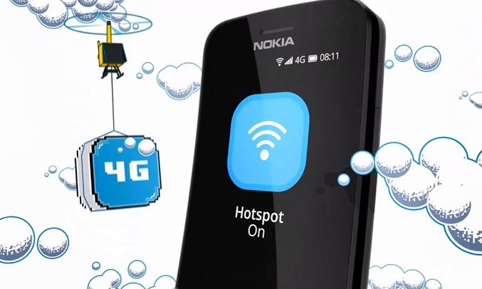 Điện thoại Nokia 8110 4G màu đen