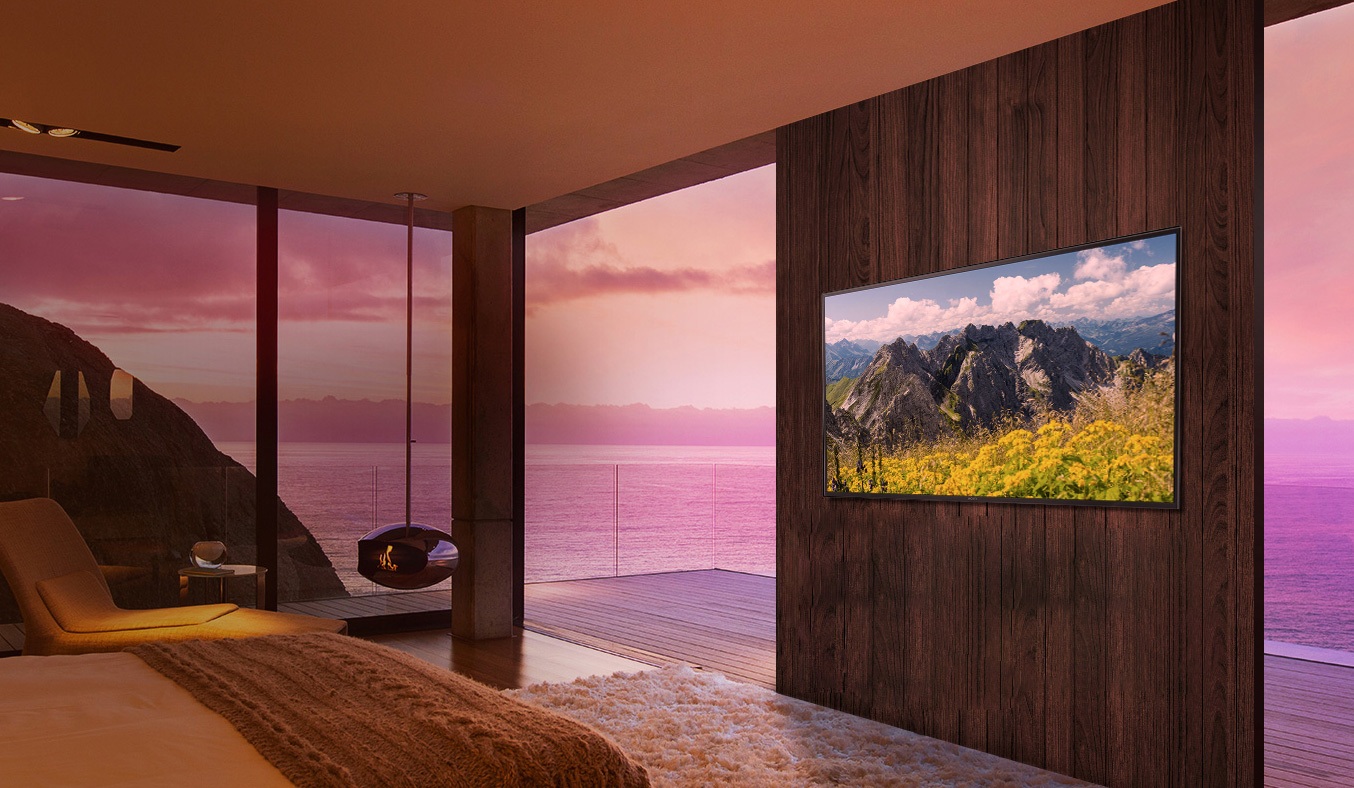 Tivi Android Sony 55 inch BRAVIA KD-55X7500F đắm chìm trong không gian đầy màu sắc