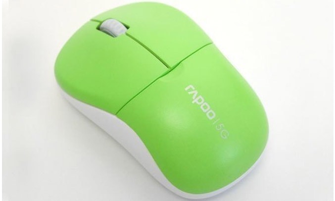 Chuột không dây Rapoo 1090P màu xanh lá mang lại hiệu quả cao