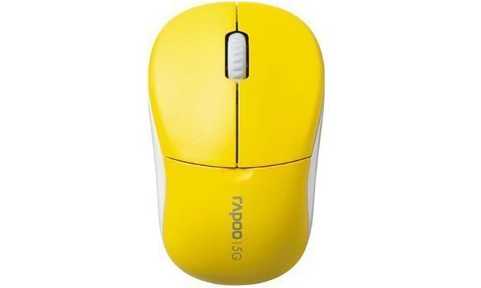 Chuột không dây Rapoo 1090P màu vàng đem lại hiệu quả cao