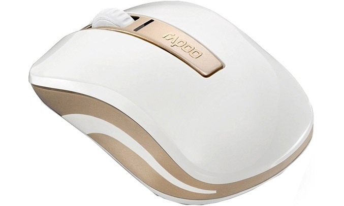 Chuột vi tính Rapoo 6610 màu vàng có kết nối chính xác