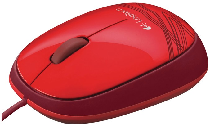 Chuột máy tính Logitech M105 Đỏ - Thao tác chính xác, mượt mà