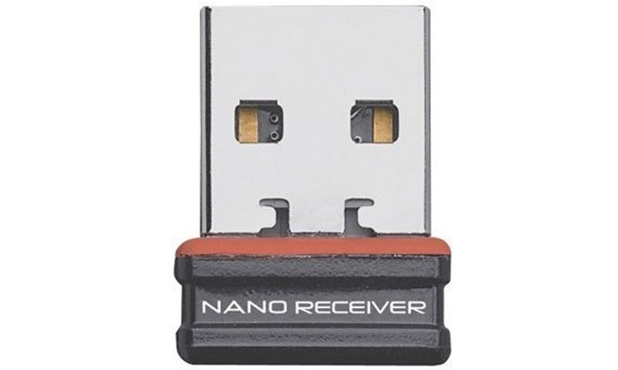 Chuột vi tính Logitech M187 màu cam giúp kết nối chính xác