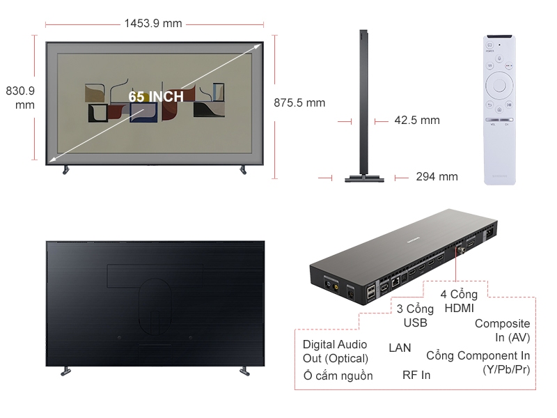 TIVI KHUNG TRANH SAMSUNG UA65LS003AKXXV