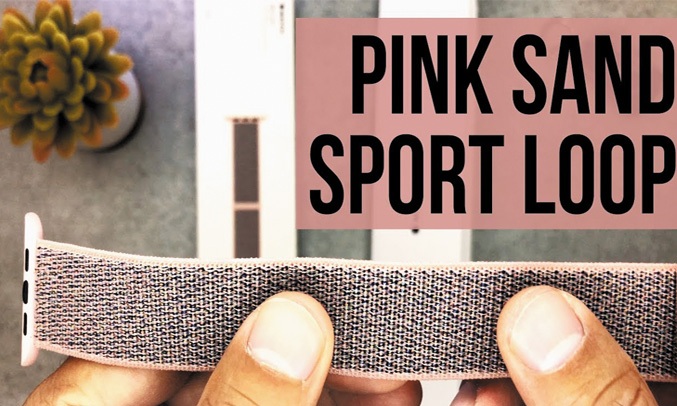 APPLE WATCH SERIES 4 40MM GOLD - PINK SAND SPORT LOOP Thiết kế nhỏ gọn, năng động. 