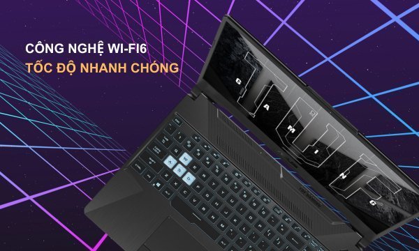 Laptop Asus TUF Gaming F15 i5-11400H (FX506HF-HN014W) - Hiệu suất cao, "chiến" game mượt mà