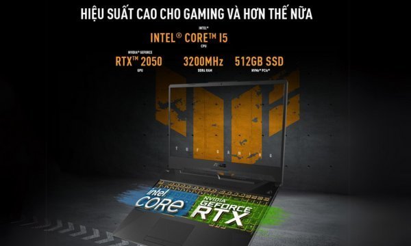 Laptop Asus TUF Gaming F15 i5-11400H (FX506HF-HN014W) - Hiệu suất cao, "chiến" game mượt mà