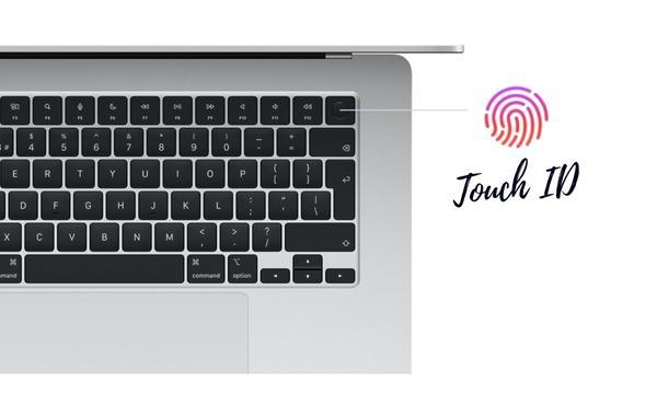 Laptop Macbook Air M2 2023 8GB/256GB/10 Core GPU MQKR3SA/A Bạc trang bị touch ID