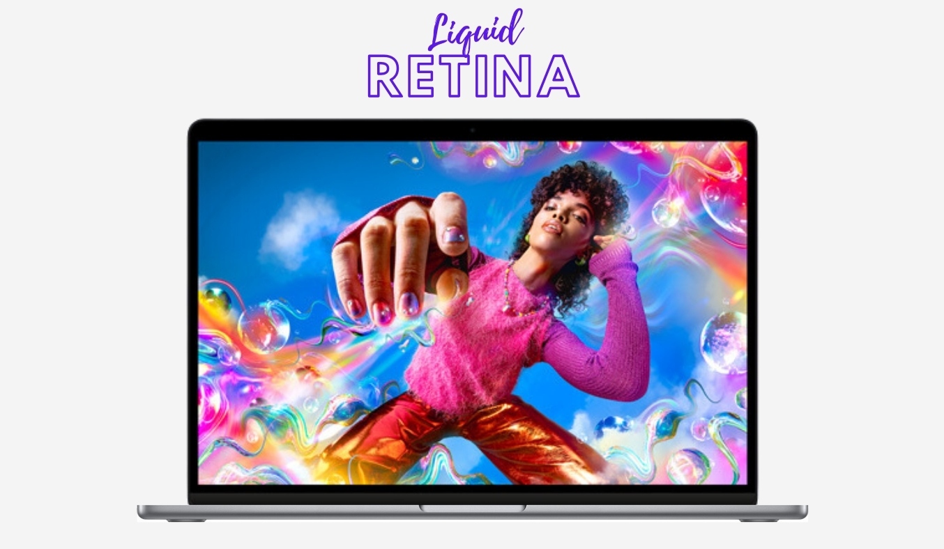 Laptop Macbook Air M2 2023 8GB/256GB/10 Core GPU MQKP3SA/A Xám Màn hình Liquid Retina