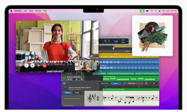 Laptop Macbook Air M2 2023 8GB/256GB/10 Core GPU MQKR3SA/A Bạc Camera HD 1080p