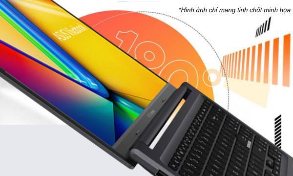 Laptop Asus Gaming Vivobook i5-12500H/16GB/512GB/Win11 (K3605ZC-RP564W) - Bản lề 180 độ