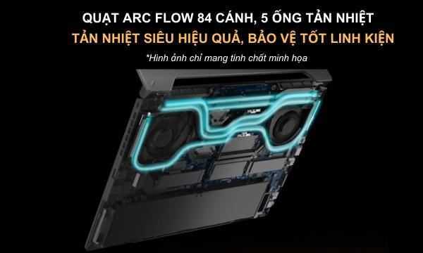 Laptop Asus TUF Gaming F15 i5-12500H/16GB/512GB/Win11 (FX507ZC4-HN095W) - Hệ thống tản nhiệt thông minh
