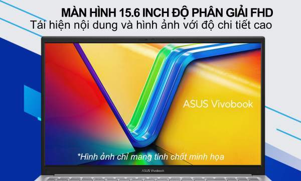 Laptop Asus Vivobook 15 i5-1235U/16GB/512GB/Win11 (X1504ZA-NJ517W) - Màn hình Full HD