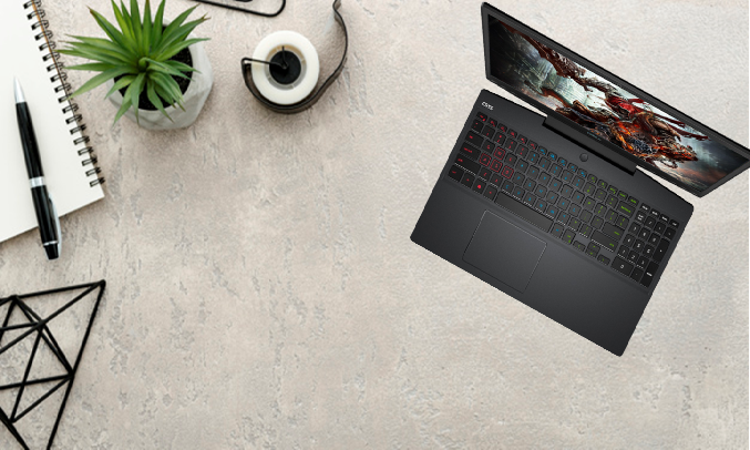 Dell Gaming G5 15 5500 i7-10750H 15.6 inch 70225485 - Bàn phím đậm chất Gaming