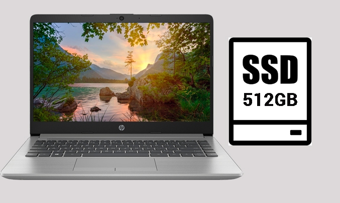 Laptop HP 240 G8 i3-1005G1 14 inch 342G6PA - Ổ cứng SSD 512GB