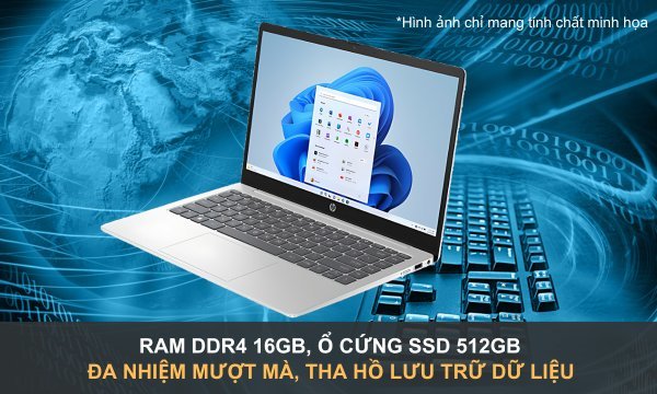 Laptop HP 14-EP0110TU i7-1355U/16GB/512GB/Win11 (8C5K9PA)